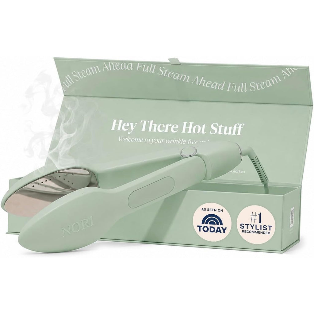 Nori Press Handheld Steam Iron Green- Brand New