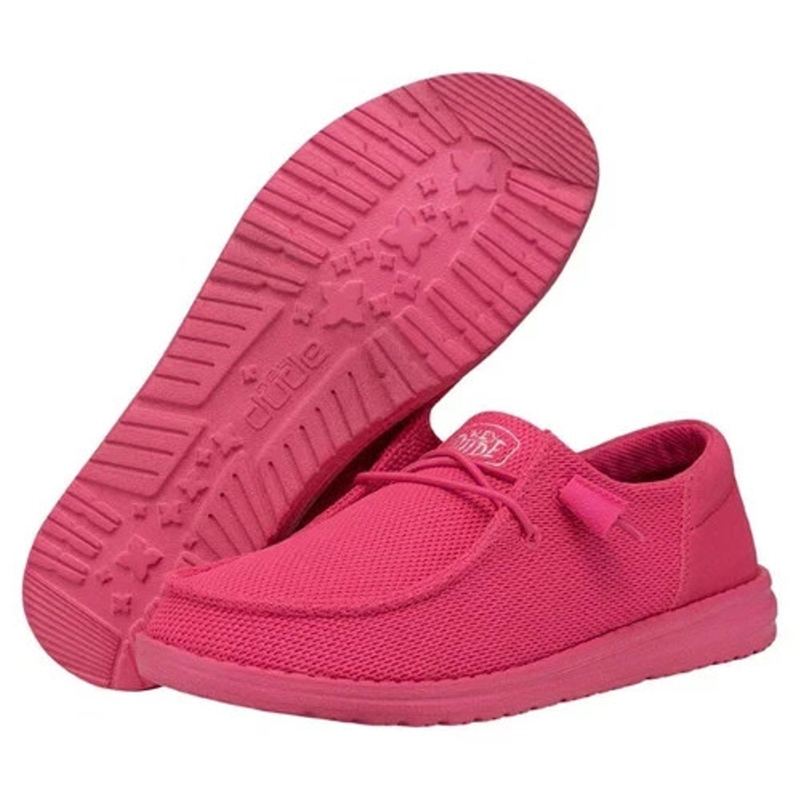 New Hey Dude Wendy Funk Mono Electric Pink Women's (Choose Size)