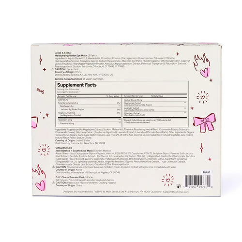 Galentines Party Pack- Lemme Sleep Gummies/Grace and Stella/Jade Mask