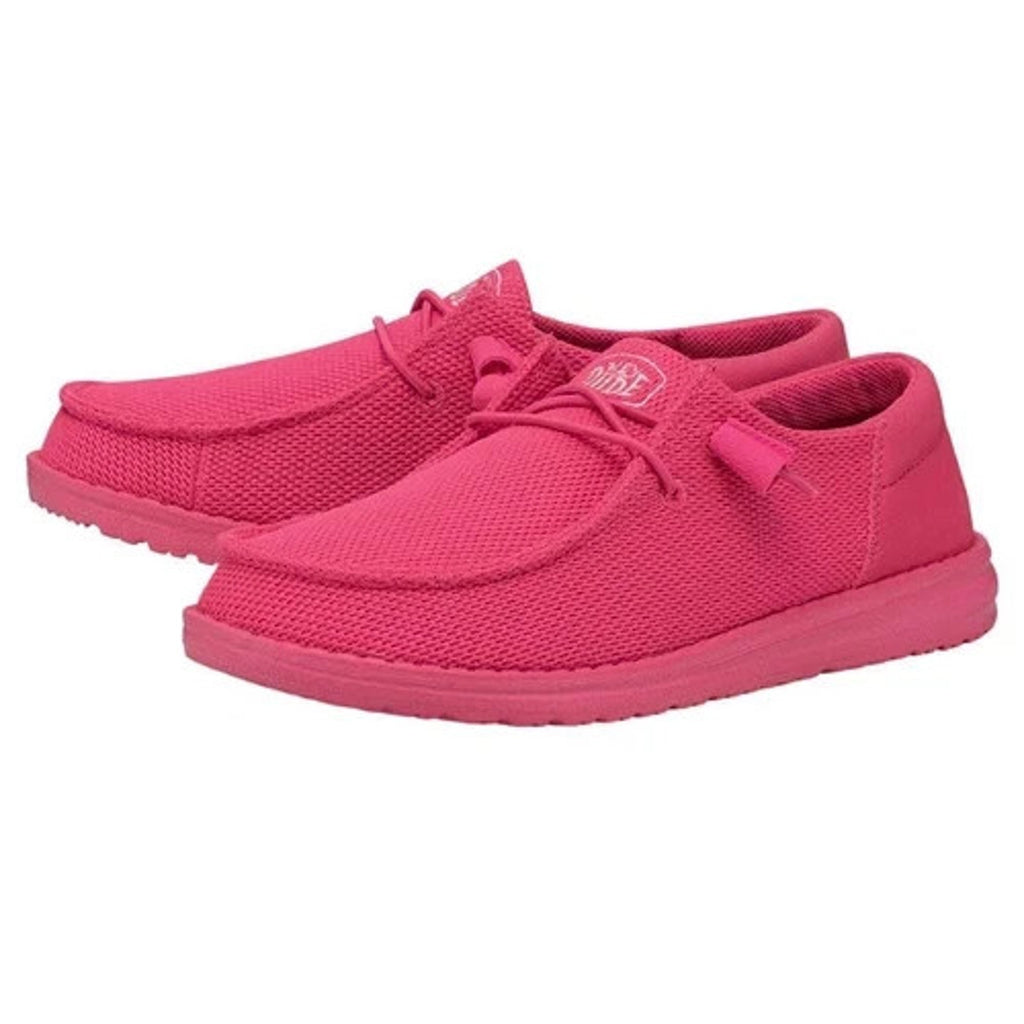 New Hey Dude Wendy Funk Mono Electric Pink Women's (Choose Size)